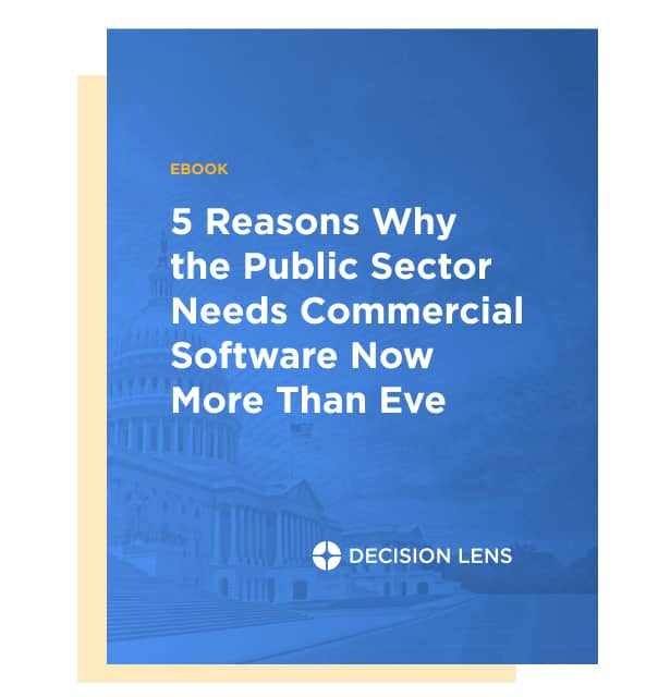 5 Reasons Why the Public Sector Needs Commercial Software Now More Than Ever