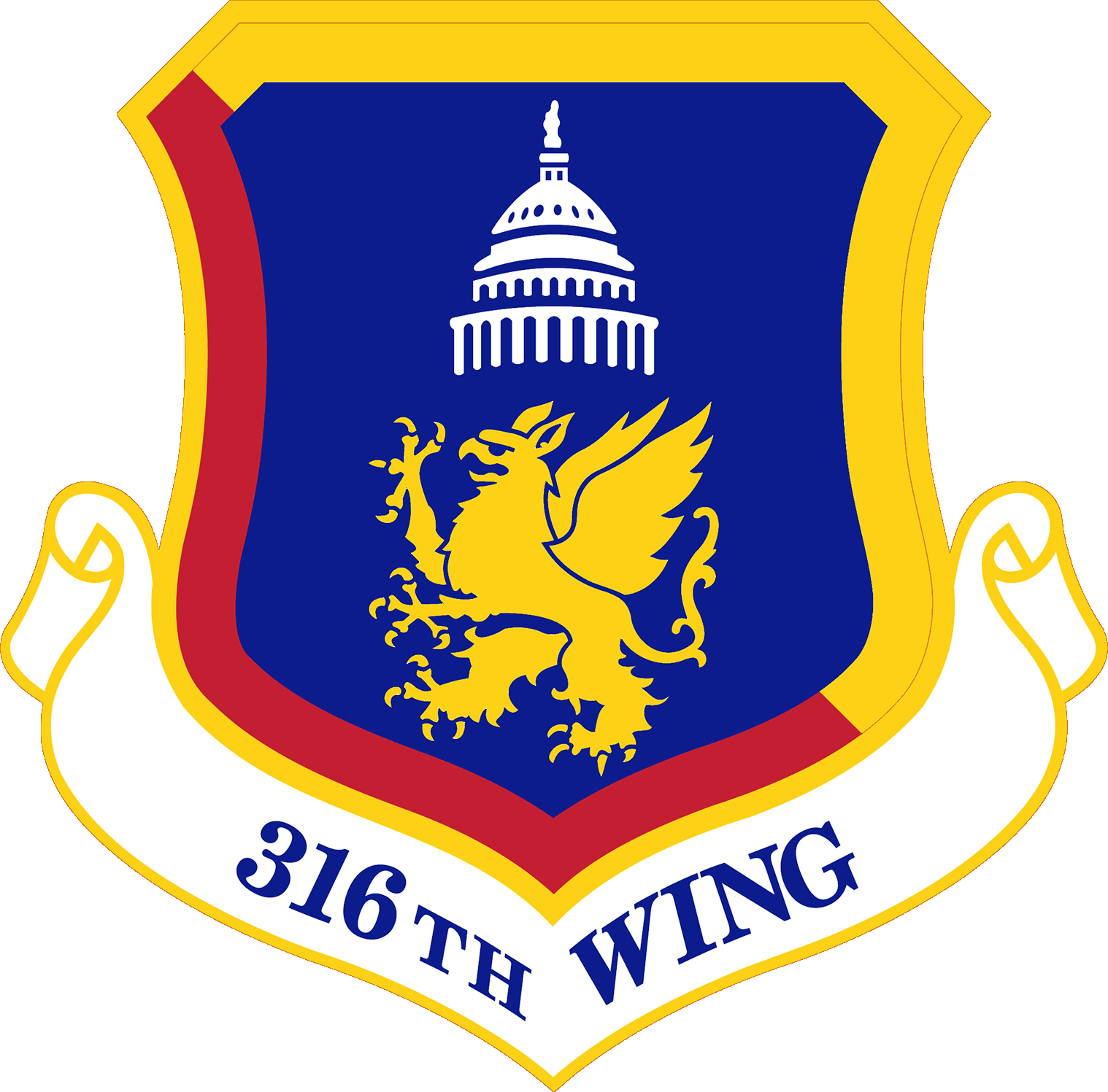 316th wing logo - transparent background