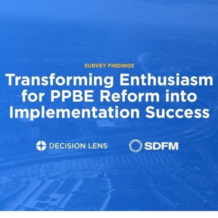 Survey: Transforming Enthusiasm for PPBE Reform into Implementation Success