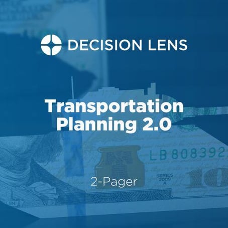 201: Transportation 2.0: Next Generation Performance Based Planning & Programming